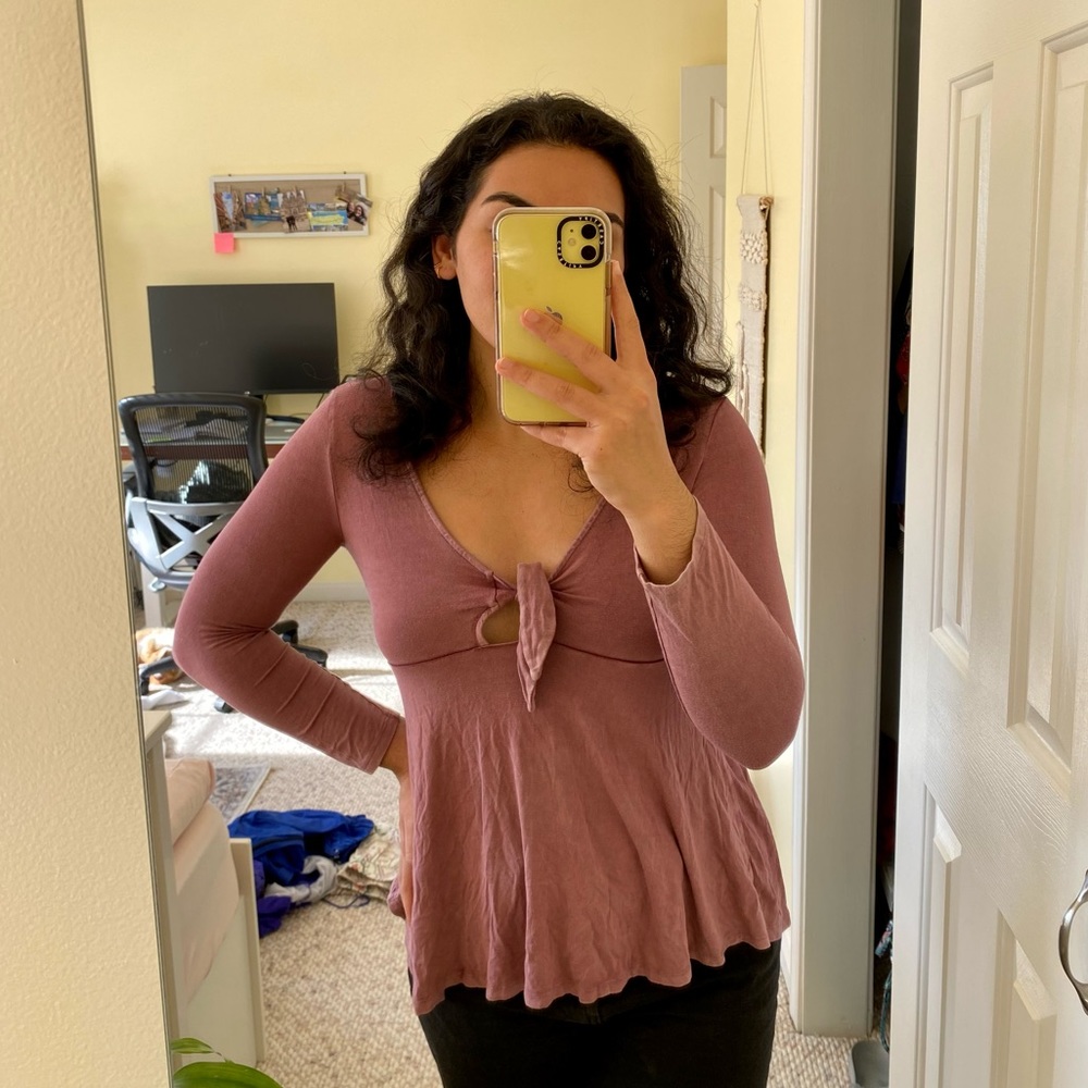 American Eagle Soft & Sexy long sleeve top